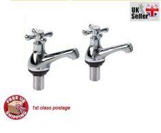 Generic LQ ..1.. ..6435.. LQ Hot rubinetti Hot N lavandino da bagno Air Cold coppia Tradit cromato doppio lavabo rubinetto tradizionale Sty NV _ 1001006435-cnuk22