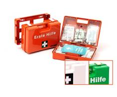 Leina-Werke 21035 SAN Cassetta di pronto soccorso, DIN 13169, Arancione