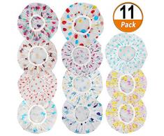Cuffia per la doccia Cuffia per la doccia impermeabile Cuffia per la doccia Cuffia per la doccia Cappello per signora impermeabile Fascia elastica Cuffia per la doccia Spa (11 pz)