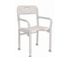 NRS Healthcare M00778 Sedia da Doccia Pieghevole, acciaio