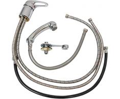 eyepower Rubinetteria professionale per lavaggio capelli Parruccheria | doccetta con miscelatore per lavatesta poltrona parrucchieri | rubinetto per lavare shampoo salone parrucchiere