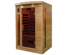 Trade-Line-Partner - Cabina Sauna a infrarossi, angolare, a 2 posti