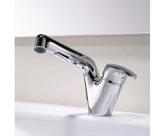 Rubinetti Il nuovo Ruota Tipo Pull Rubinetti Multifunzione Doccia Calore Freddo Rubinetti per lavabo Shampoo telescopico Water-Tap