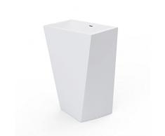 doporro® Lavandino a Colonna, Lavandino su Piedistallo 60x42x90cm, Lavabo su Colonna per Bagni da Minerale Fuso Colossum38