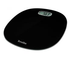 Terraillon - Bilancia pesapersone elettronica, ultra-piatta, on/off, grande schermo LCD, 160 kg, Pop First, colore: Nero