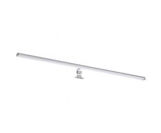 SEBSON® LED Lampada da Specchio per Bagno 120cm, IP44, Lampada Morsetto + Armadio, Bianco Neutro 4000K, 15W, 1500lm - 1200x98x44mm