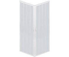 Box Doccia A Soffietto Liberte 70x90 CM Angolare Riducibile Colore Bianco Pastello