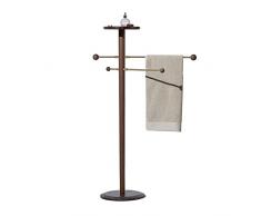 QINJIE Porta Asciugamani Piantana Bagno da Terra Portasciugamani in Piedi Verticale Porta salviette Pavimento Mensole Scaffale Supporto Barre Indipendente Asciugamano Appendiabiti Verticali Hotel