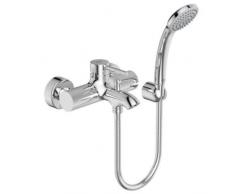 Ideal Standard BC270AA Ceraline Miscelatore esterno vasca doccia, con accessori, cromato
