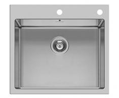 Pyramis ISTROS (50X40) 1B, Lavabo da incasso in acciaio INOX, lucido, 100082301
