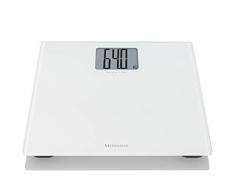 medisana PS 470 Bilancia Pesapersone Digitale XL, bilancia precisa in vetro, capacità di carico extra alta, spegnimento automatico integrato, bianco, fino a 250 kg
