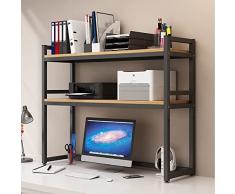 Organizzatore for scrivania da ufficio - Scaffale da tavolo piccolo, Organizzatore da bancone da cucina, Scaffale da bancone da bagno Scaffale da tavolo for lavabo ( Color : Black , Size : 85*24*90cm