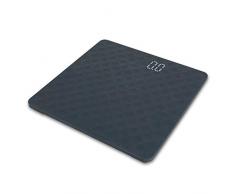 Salter 9218 GY3R Splash - bilancia pesapersone compatta, elettronica da bagno, max 190 Kg, antiscivolo, display LED nascosto, 4 colori disponibili, 15 anni di garanzia, grigio ardesia