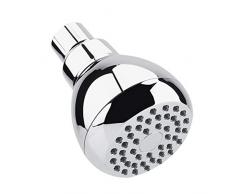 Biitfuu G 1/2 Soffione Doccia ad Alta Pressione con Sfera Girevole in Metallo Regolabile Soffioni anticondensa fissi cromati per Bagno