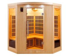 Sauna cabina ad infrarossi sole bianco 3-4 posti Sn-SOLEILBL3C
