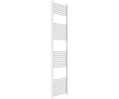 Ercos Scaldasalviette Termoarredo Bagno Dimensioni 450x1800 MM Radiatore Bagno Colore Bianco , Attacchi da 1/2 Fornito Con Kit Montaggio
