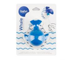 Balvi Porta spazzolino da denti Whale Colore blu Include il supposto parete adesivo Plastica ABS/plastica PVC