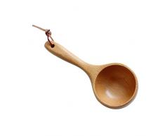UHAooHandheld Riso Mestolo Sauna Paletta di Legno della casa della Cucina Hotel Restaurant Serve tè zuppa d'Acqua Cucchiaio