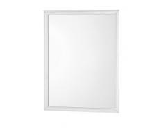 FERIDRAS 332032 Specchio con Cornice, ABS, Bianco, 2x60x80 cm