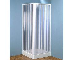 Forte BK100001 Box Doccia, Bianco, 80 x 80 x 185 h riducibile