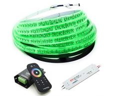 Kit professionale striscia led rgb IP67 cromoterapia doccia bagno turco 12v