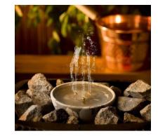 Hukka Design Fontana in pietra ollare per sauna - Saunamaestro - 250 ml