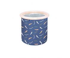 WYJW Vasca da Bagno Pieghevole Portatile Vasca da Bagno Spa Vasca da Bagno da appoggio per Cabina Doccia Manutenzione efficiente della Vasca da Bagno ad Angolo Indipendente dalla Temper