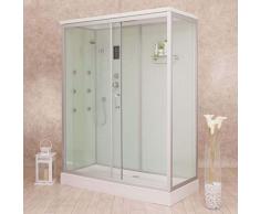 Box Doccia Idromassaggio Multifunzione 70x120 cm giordano shop White Air Lato Sinistro