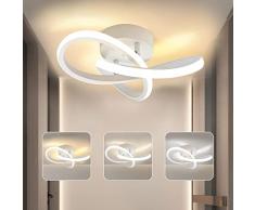 BOYIR Plafoniera LED Soffitto 22W 2200LM Lampada da Soffitto LED Moderna 3000K/4000K/6000K Plafoniera a Forma di Fiore per Cucina Camera da Letto Bagno Corridoio Soggiorno