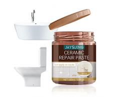 Pasta ripara piastrelle | Stucco per pareti per riempire i fori | Pasta bianca per riparazione bagno per smalto, porcellana, riparazione lavello in ceramica, piedistallo doccia per WC in ceramica Nain