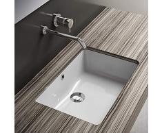 Olympia Ceramica Lavabo Incasso Sottopiano Rettangolare 56
