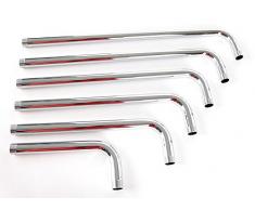 Soytich Braccio Alimentazione Metallo Cromato per Doccia Soffione (Staffa Parete) - 20cm