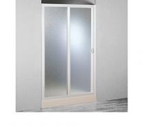 Forte BSE124001 Box Doccia 1 Lato Riducibile, Altezza 185 cm, Larghezza 100 cm, Riducibile-10 cm, Bianco