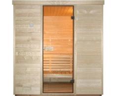 Sauna finlandese in abete nordico 120X180x205h cm - Anche per uso professionale, finiture LUXURY: ISOLAMENTO RINFORZATO: BASTANO 3kW di potenza
