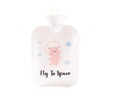 Borsa dellacqua calda, borsa dellacqua calda in gomma, borsa dellacqua calda per collo e spalle, schiena, gambe, riscaldamento in vita