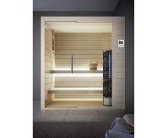 GRANDFORM sauna finlandese stufa elettrica 3 posti seduti, oppure 1 sdraiato .TOWER PRO 1812 (cm. 180 x 120 x 208 H.)