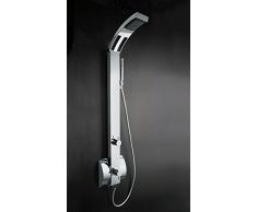 Colonna pannello doccia AQUArelax modello IBIS M-mix con miscelatore monocomando made in Italy