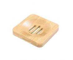 Firulab Portasapone per sapone da bar | Portasapone in legno | Portasapone porta sapone per doccia bagno, scolapiatti da cucina, per sapone e spugne scrubber