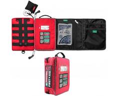 Mini kit di pronto soccorso, kit di pronto soccorso for escursioni, kit di pronto soccorso trauma con attrezzatura da esterno set di attrezzi tattici for esterni militari for la caccia ai viaggi campe