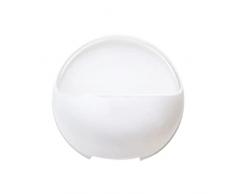 Rotyroya Portasapone, portasapone, portasapone, portasapone, contenitore per piatti, portasapone, portasapone, porta spugne, salvaspazio, resistente, adesivo, in ABS, per cucina, colore: bianco
