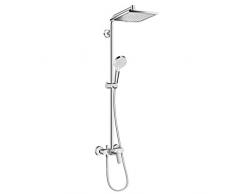 hansgrohe Crometta E Colonna doccia 240 1 getto con miscelatore monocomando, cromo, 27284000