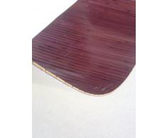 Tappeto bamboo a METRAGGIO vari colori disponibili ANTISCIVOLO (cucina bagnpo camera sauna) (Mogano)