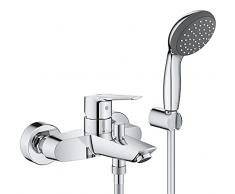 GROHE 23413002 Quickfix Start, Miscelatore Monocomando per Vasca-Doccia, Cromo