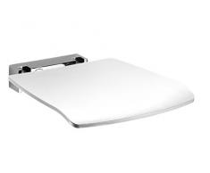 AVENARIUS - Sedile pieghevole di design bianco per la doccia, serie free living!