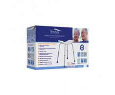 BRAND - BRAND Sgabello doccia bianco/silver