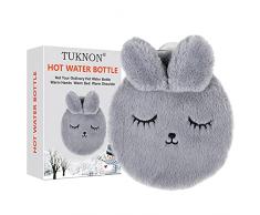 Borsa Dellacqua Calda, Borsa Acqua Calda,Morbida Cover Peluche Bottiglia Dacqua, Antiperdita Robusta Scaldino Sacchetto dAcqua Calda Mantenere Calore Regalo Natale