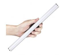 Lixada Luce a Specchio per Bagno Lampada da Specchio a LED Luce a Specchio Portatile a LED Tocca Controllo Ricaricabile Senza Fili Luce per Trucco per Specchio