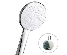 Caiery Grandi & Alta Pressione Soffione Doccia 13CM, Handheld Soffione Doccia Universale, Doccetta ad Alta Pressione a Risparmio Idrico, Doccia Premium, Massaggio per Spa