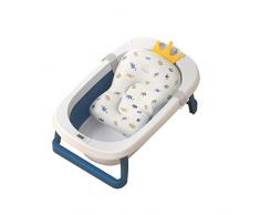 Vaschetta Bagnetto 3 in 1, Vaschetta per Bagnetto Neonato Temperatura Visualizzabile, Pieghevole Bagnetto Vasca per Bambini 0-3 Anni (blu)