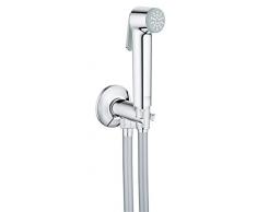 Grohe 26358000 Set Doccia Completo con Rubinetto a Squadra Tempesta Trigger Spray, Cromo